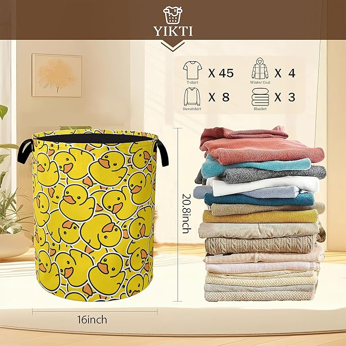 Collapsible Laundry Basket, Cute Cartoon Animal Hampers