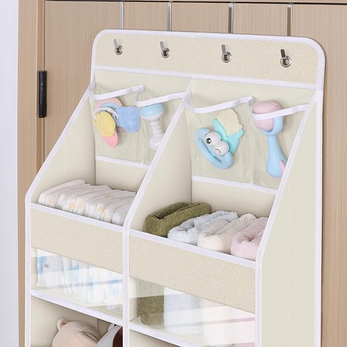 Univivi 6-Shelf Over Door Hanging Organizer Fabric Door Storage