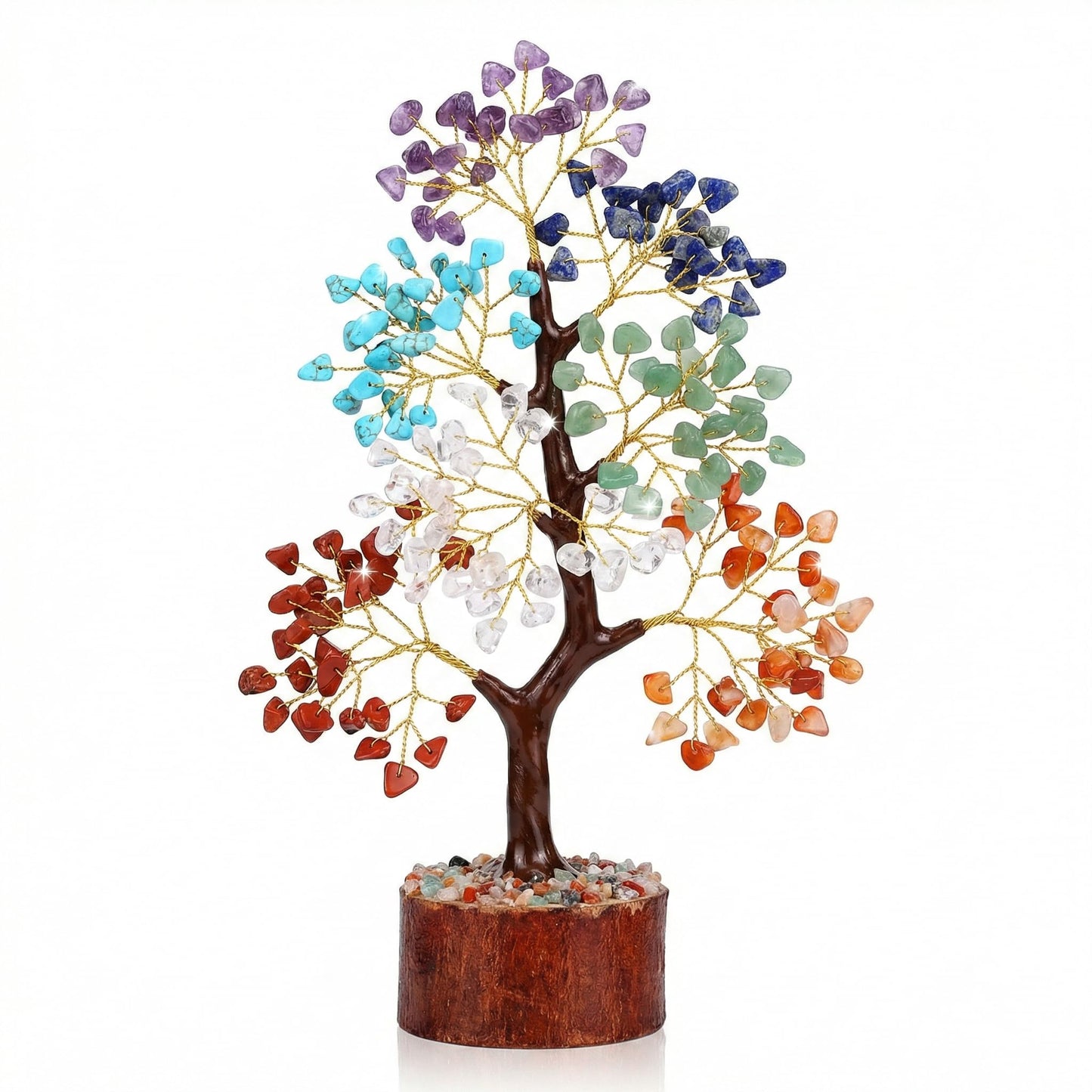 FATONIO 7 Chakra Tree of Life Healing Crystal Tree
