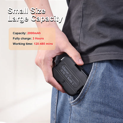 ULANZI VL100X Selfie Light, LED Video Camera Light, Portable Clip on Light Panel for Camera/Phone/Laptop/Tablet/Computer, 2000mAh, 2500-6500k Rechargeable Fill Light for Picture/TikTok/Makeup/Vlog