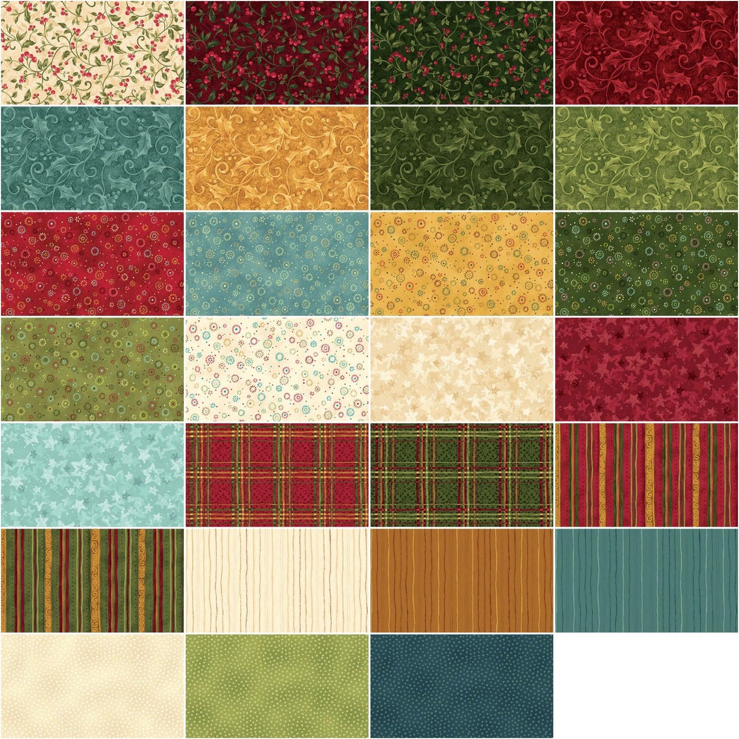 Nancy Halvorsen Star of Wonder, Star of Light 5X5 Pack 42 5-inch Squares Charm Pack Benartex, Assorted, SWSL5PK