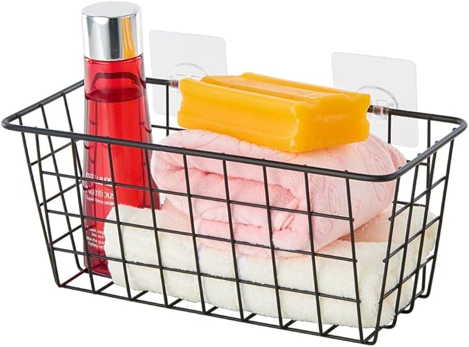 5 Pack Hanging Storage Basket, Bathroom Basket, Household Goods,