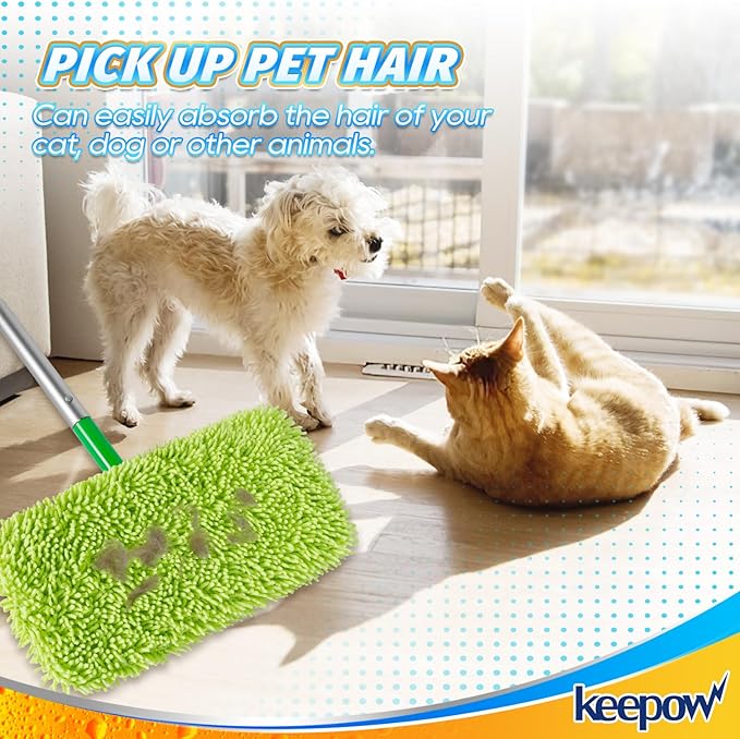 KEEPOW Reusable Dry Sweeping Cloths Compatible