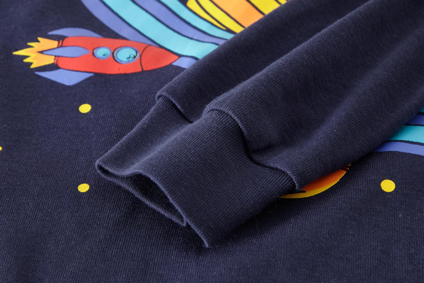 SOIBEEN Pyjamas for Boys Space Planet Nightwear Cotton Clothes Kids Sleepwear Long Sleeve PJs Set 4 Piece Outfit Xmas Gift 6 Years