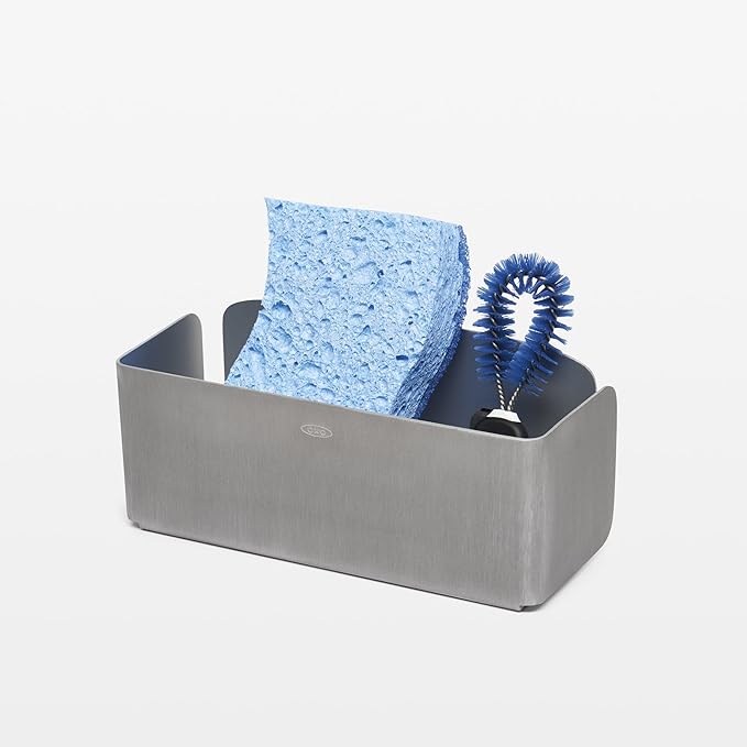 OXO Rust-Proof Aluminum Suction Sponge Holder