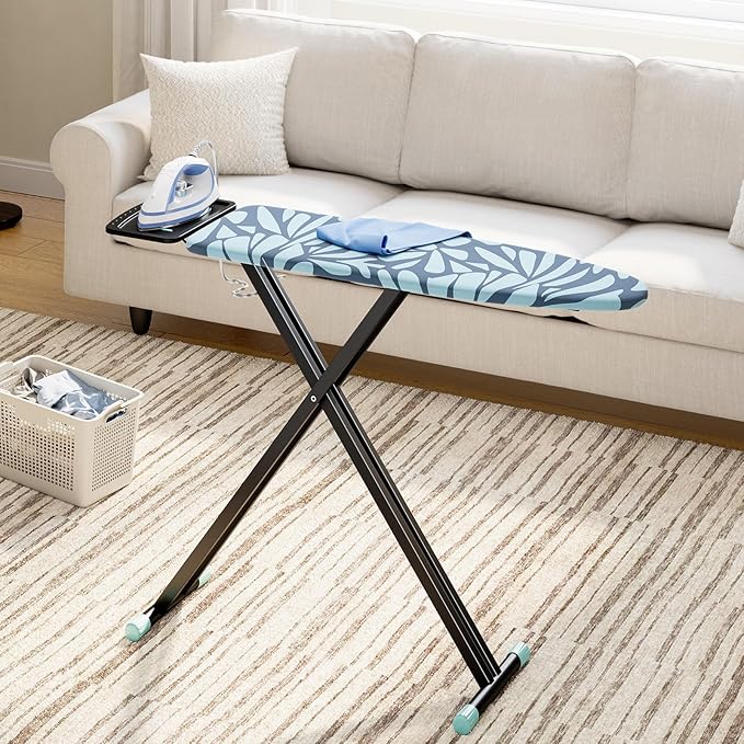 APEXCHASER Ironing Board Full Size, Iron Board and Ironing Board Set Height