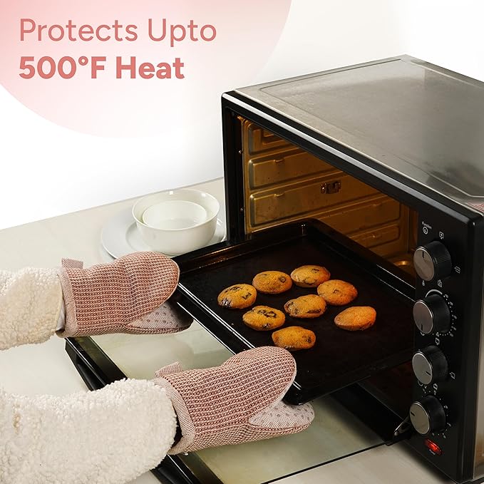 Casa Platino Cute Oven Mitts & Pot Holders, 4-Piece – Oven Mitts Heat Resistant