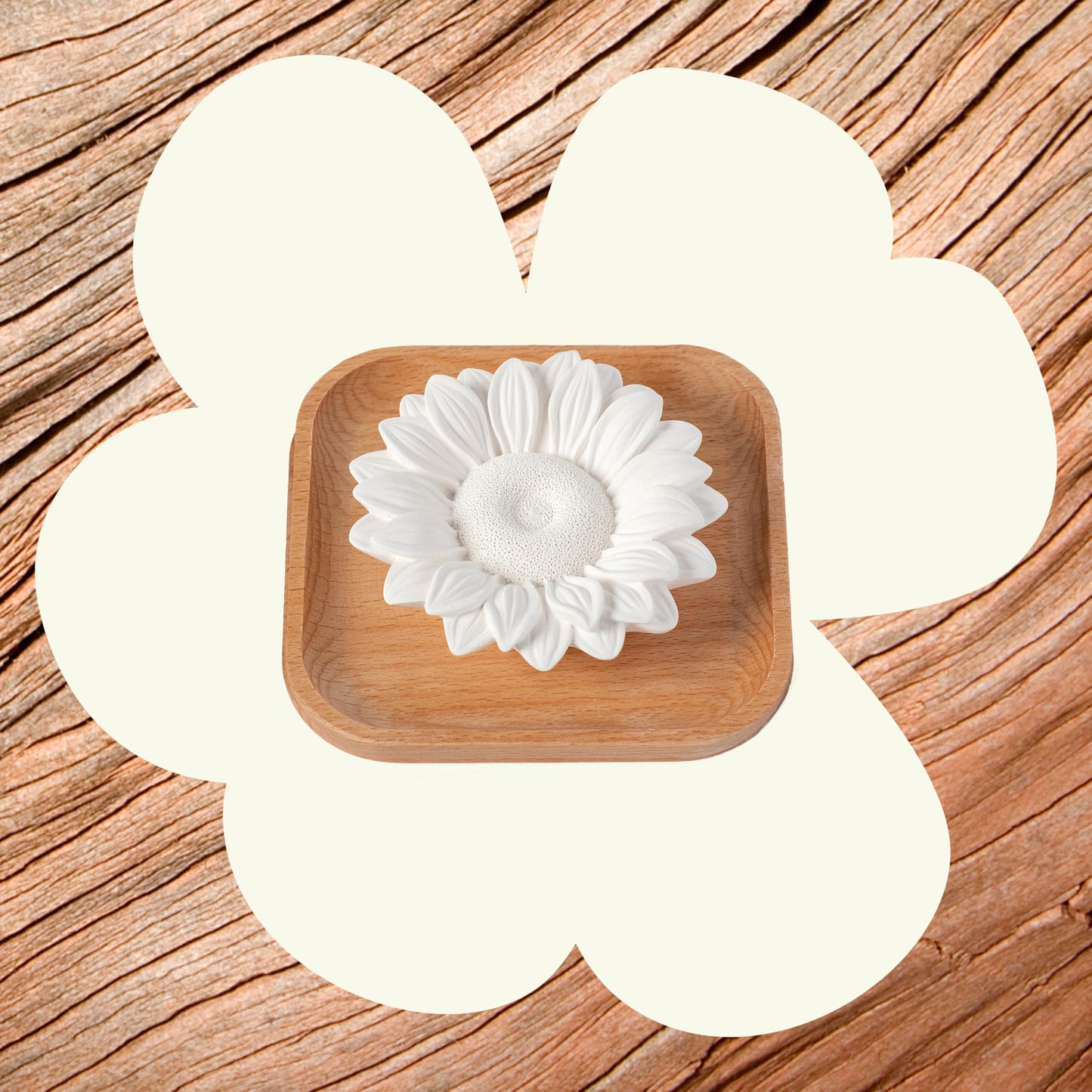 Plant Therapy Passive Lotus Flower Aromatherapy Diffuser - A Chic and Natural Home, Office, and Travel Essential Oil Diffuser