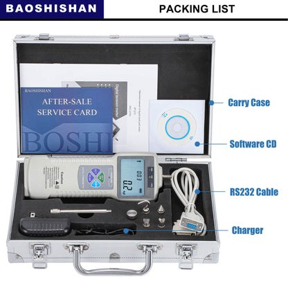 BAOSHISHAN ZP-50N Digital Force Gauge Push Pull Gauge with Output Function