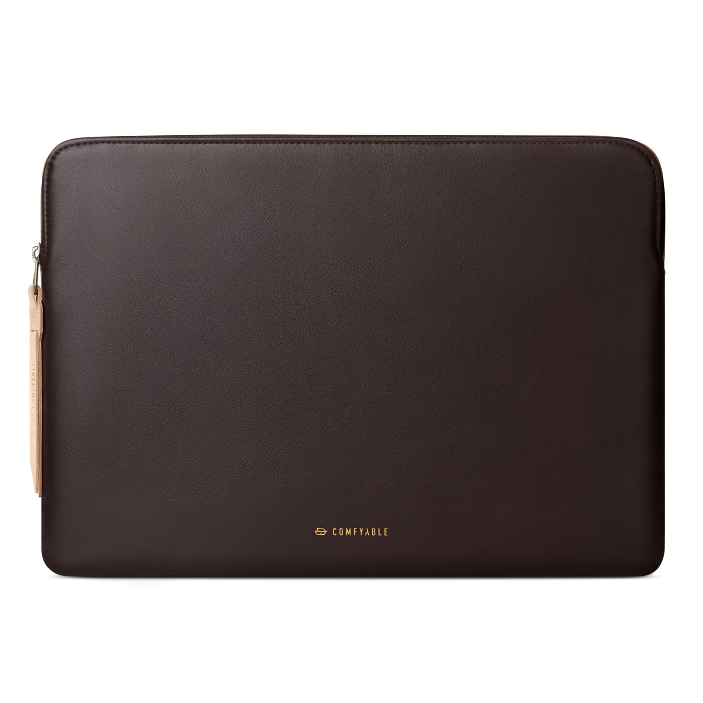 Comfyable Slim Protective Laptop Sleeve Compatible with 13/13.3/14 Inch MacBook Air & MacBook Pro, Mac Travel Case, Laptop Pouch, Slim PU Leather Cover M4/M3/M2/M1 2025-2021