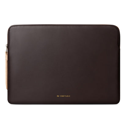 Comfyable Slim Protective Laptop Sleeve Compatible with 13/13.3/14 Inch MacBook Air & MacBook Pro, Mac Travel Case, Laptop Pouch, Slim PU Leather Cover M4/M3/M2/M1 2025-2021