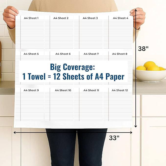 Flour Sack Towels | Tea Towel for Crafts| Kitchen Dish Cotton Blank Towel for
