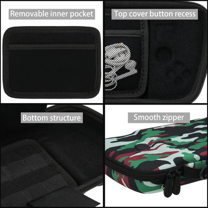 Aenllosi Hard Travel Case for Hori Nintendo Switch Split Pad Pro Handheld Controller-Camouflage(Only Case)