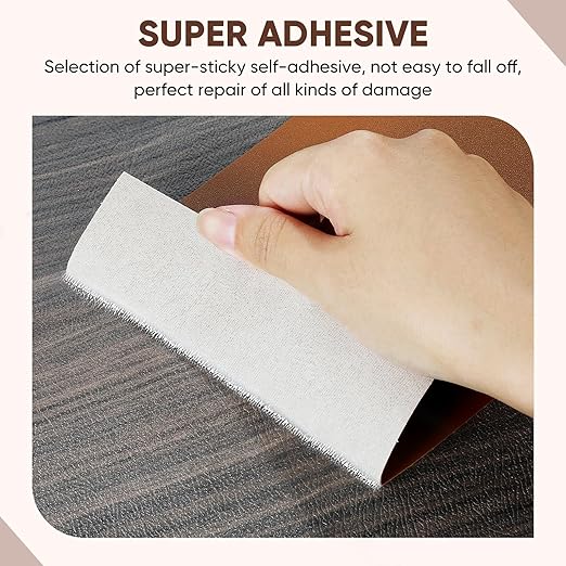 Leather Repair Patch Self Adhesive, 8.3″ x 11″ Vinyl Patch Kit, Leather Repair