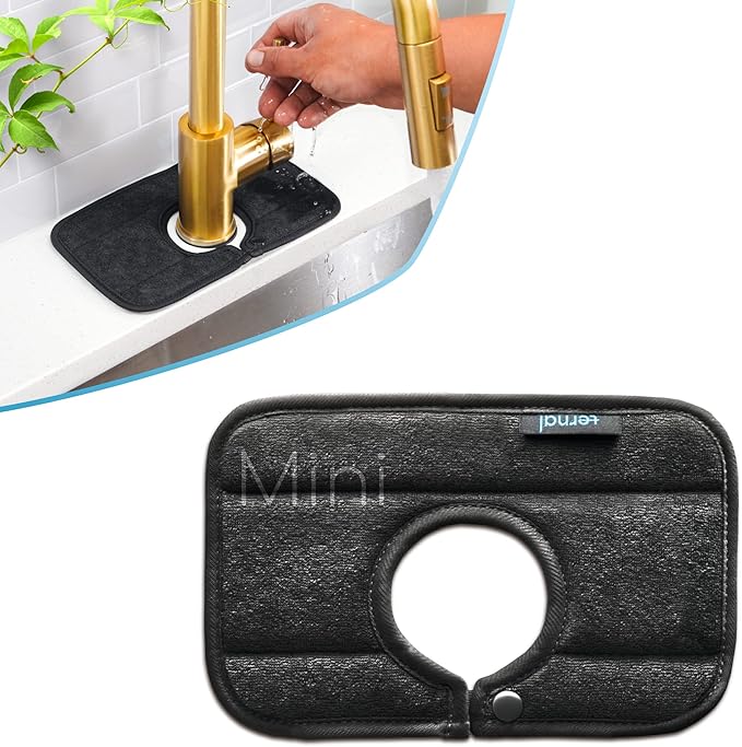 The Original Ternal Sinkmat Drip Catcher & Splash Guard, Faucet Mat