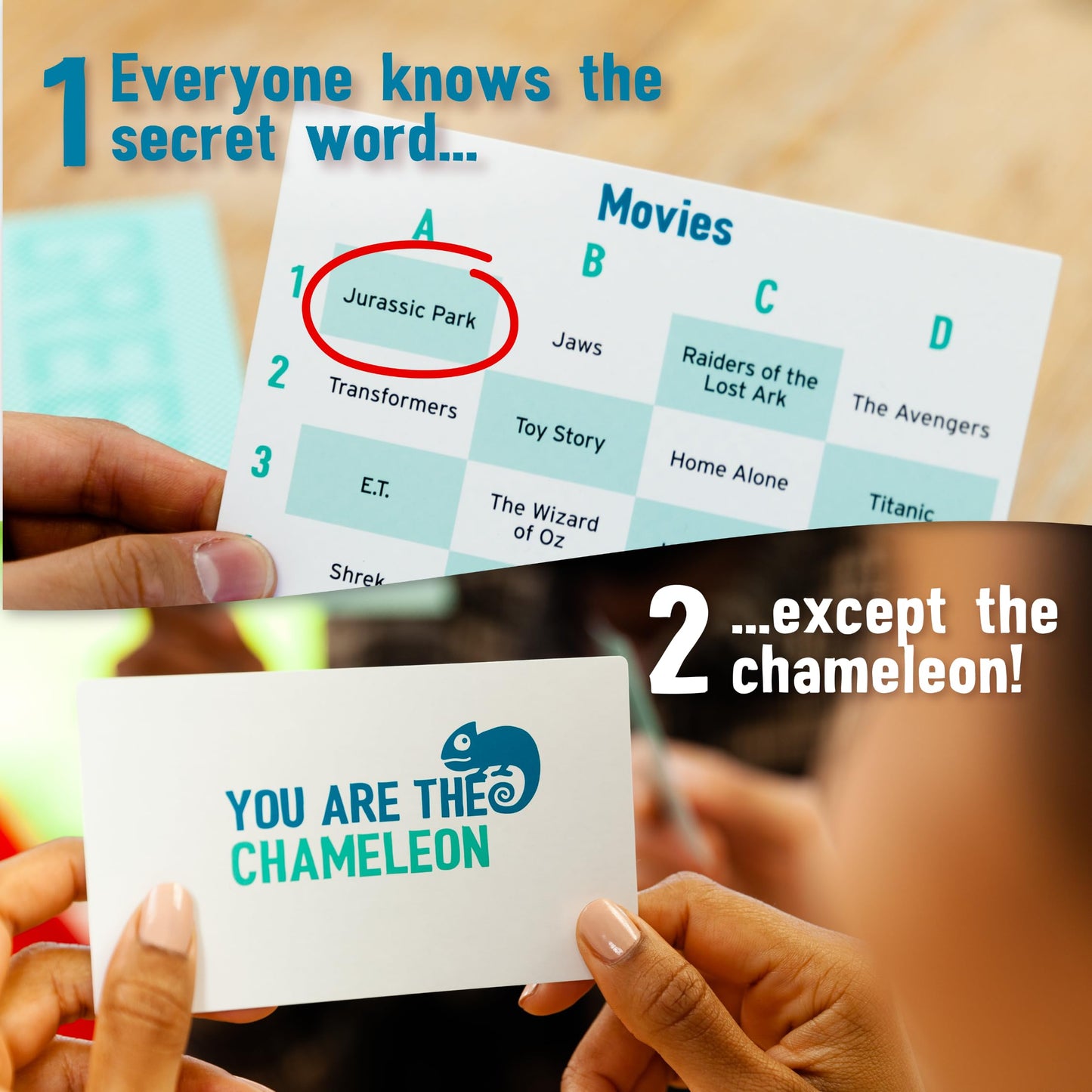 Big Potato Games The Chameleon Card Game