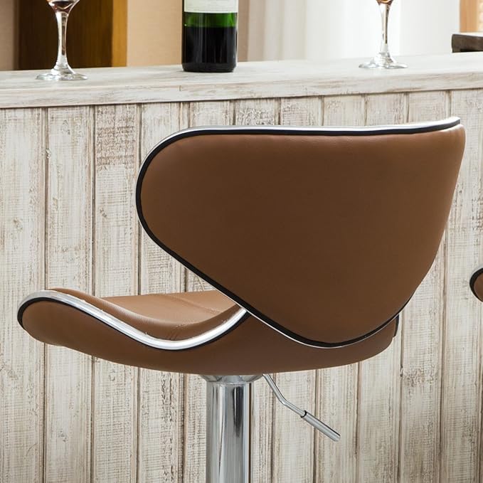 Roundhill Furniture Masaccio Cushioned Leatherette Upholstery Airlift