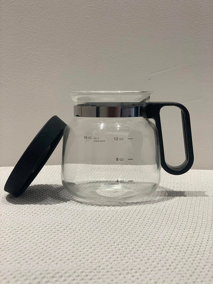 EXIGENT Coffee Glass Pot Tea Cup Mug Collectible 16 Oz Ounces (CoffeePot)