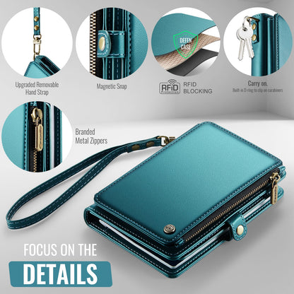 ASAPDOS Passport Holder Wallet Case Wallet for Men Women Blue