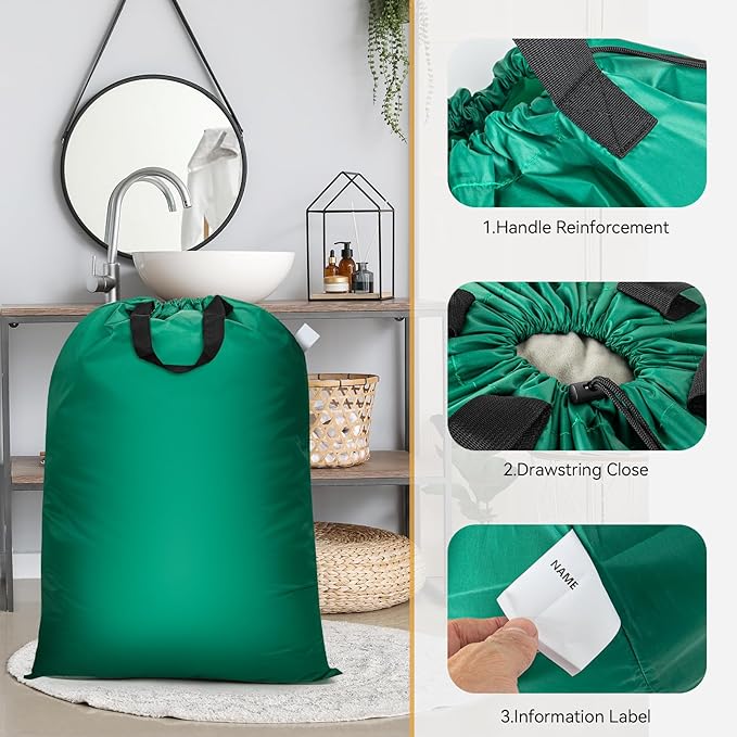 Extra Large Laundry Bag With Handles, Heavy Duty, Travel Laundry Bag