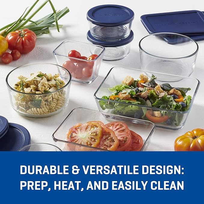 Anchor Hocking 16 Piece Glass Storage Containers