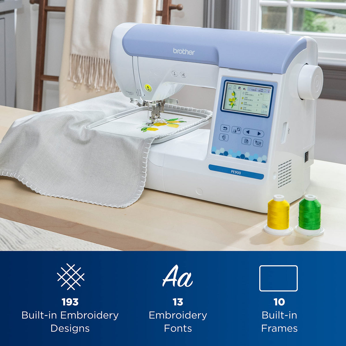 Brother PE900 Embroidery Machine with WLAN