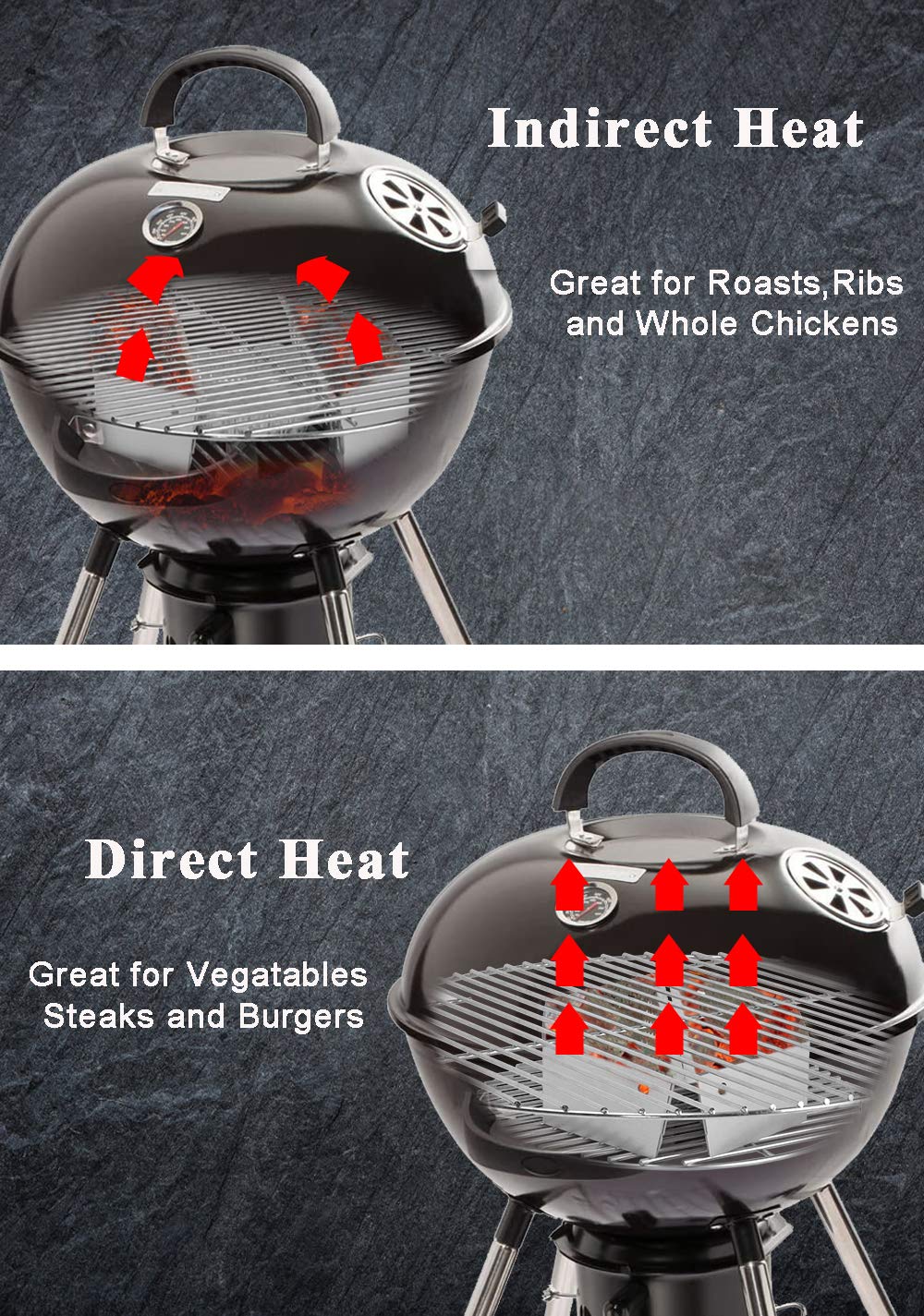 onlyfire Char-Basket Charcoal Briquet/Charcoal Fuel Holder for Weber 7403, 2 PCS