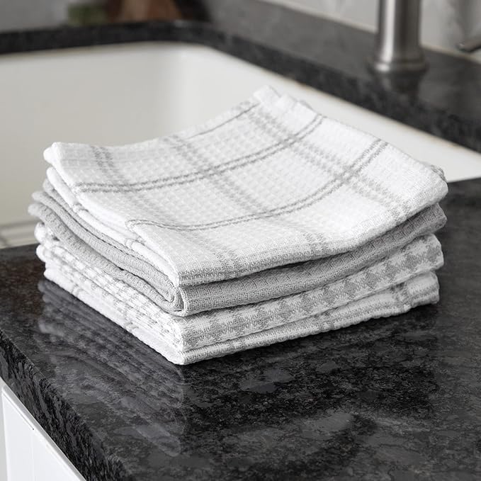 T-Fal Premium Waffle Dish Cloths: Highly Absorbent, Super Soft Long Lasting
