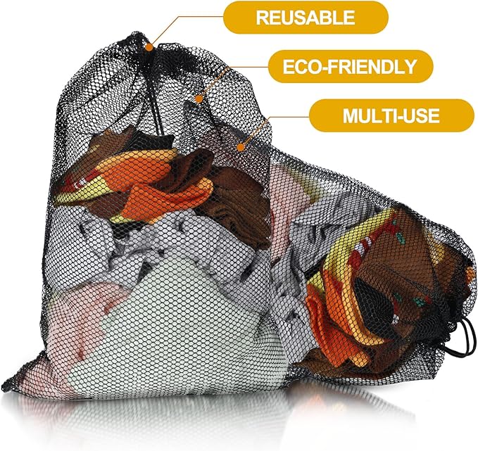 TecUnite 10 Pcs Mesh Laundry Bags