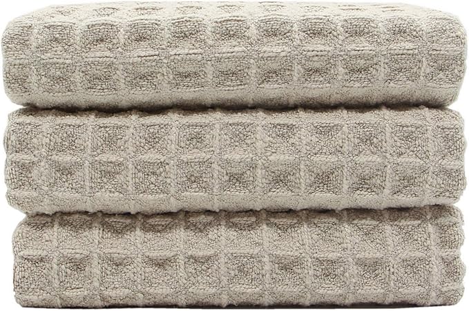 Waffle Weave Absorbent Kitchen Dish Towels
