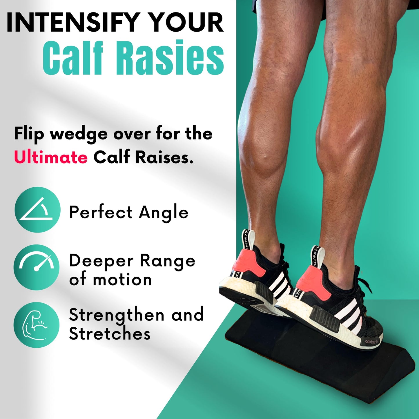 Slant Board for Calf Stretching | Balance Board Calf Stretcher for Plantar Fasciitis Relief,Achilles Tendonitis Reliefs,Shin Splint Relief,Squat Wedge