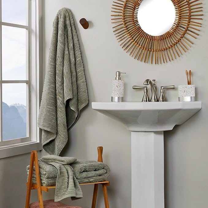 SKL Home CloudSoft Cotton Luxury 4 Pc Bath Towel Set