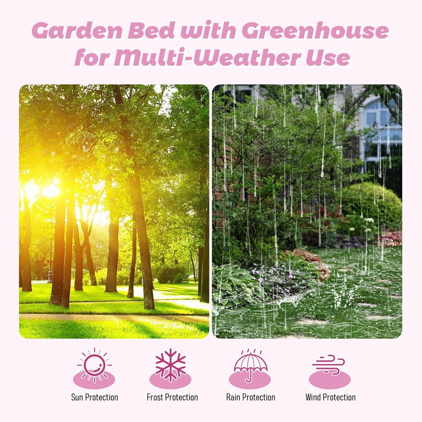 Galvanized Greenhouse, 6x3x1ft Planter Bottomless Box,Reinforced Frame Raised Garden Bed with Ventilation Windows, Greenhouses for Outdoor Plants Vegetable Gardening (Green)