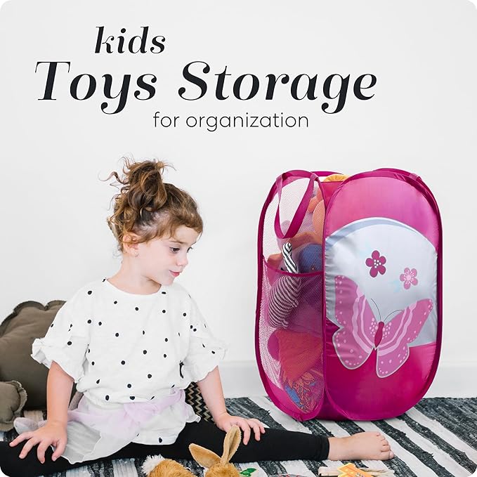Handy Laundry Collapsible Mesh Pop Up Hamper