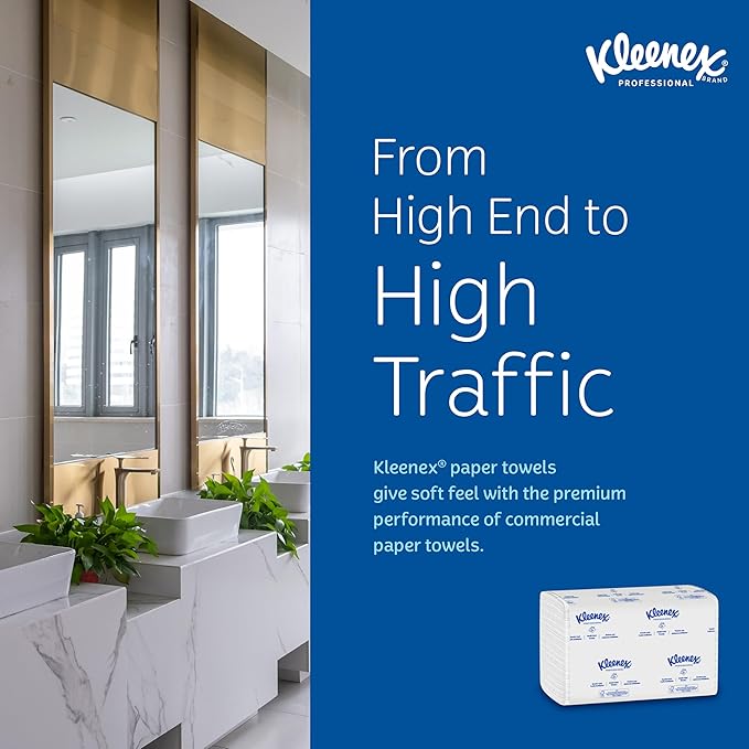 Kleenex Professional Universal Multifold Paper Towels, Absorbency Pockets