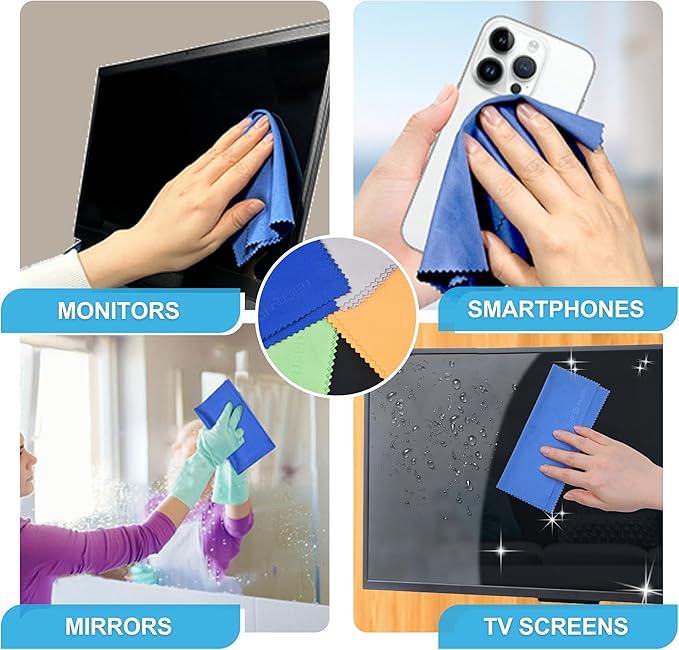 Eco-Fused Microfiber Cleaning Cloth