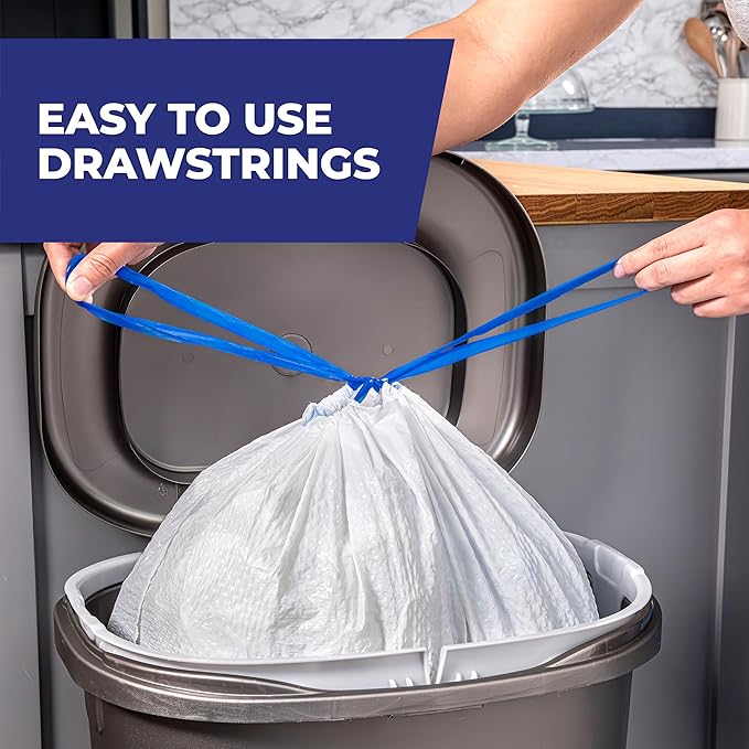 Hefty Ultra Strong 13 Gallon Trash Bags, Tall Kitchen Trash Bags 13 Gallon Size