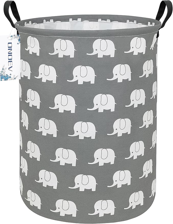 Round waterproof laundry basket, foldable storage basket, laundry Hampers