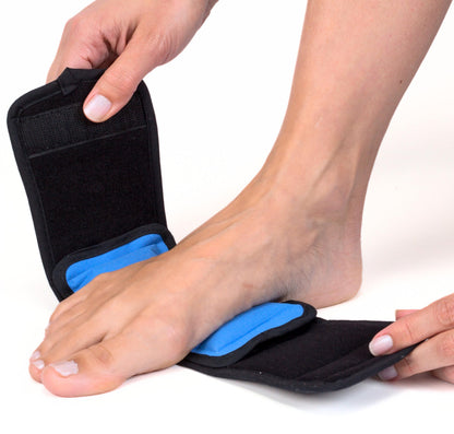 NatraCure Cold Therapy Wrap w/ 20" Strap - 2 Pack (Small Reusable Gel Ice Pack Compress for Injuries and Pain Relief, Hand, Arch of Foot, Wrist, Elbow, Arthritis, Neuropathy) - 715-20 CAT2PK