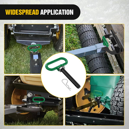 Nilight 5/8 Inch Diameter Heavy Duty Ultra Strong Neodymium Magnet Trailer Hitch Pin Green for Lawn Mower, Tractor, Towing Cargo, ATV Trailer