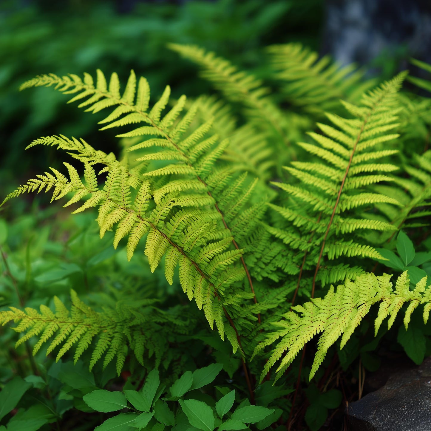 5 Royal Fern Rhizomes - Native Woodland Fern Bulbs/Root Systems - Osmunda regalis - (5 Pack)
