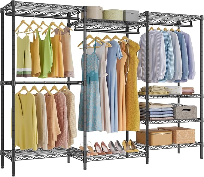 VIPEK V5 Plus Large Portable Closet Rack Freestanding Wardrobe Closet, 85.4" L