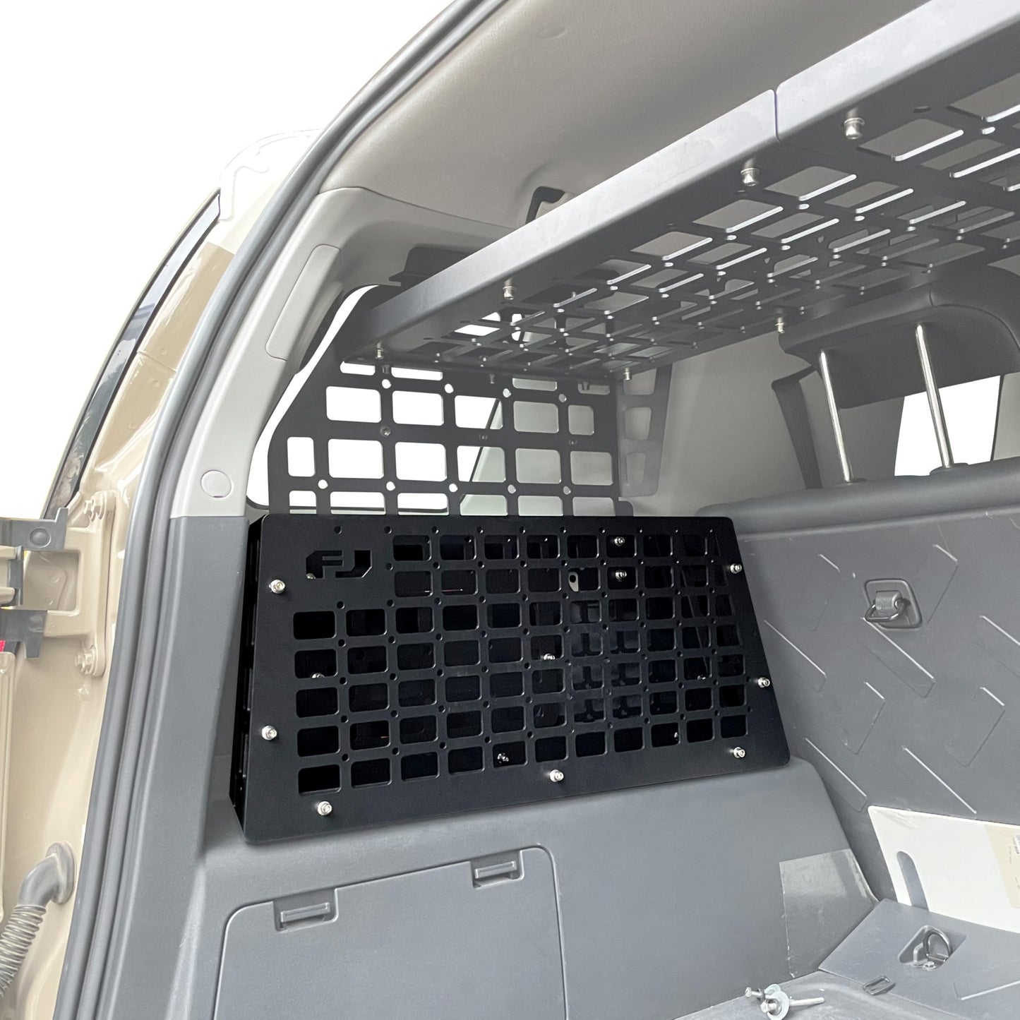 HIGH FLYING for Toyota FJ Cruiser (XJ10) 2007-2014 Car Molle Panels Storage Modular System Trunk Shelf Organizer Interior Rear Cargo Racks (Driver Side Storage Box)