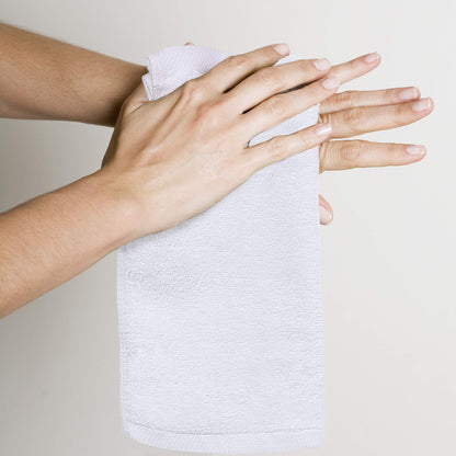 Utopia Towels - Cotton Washcloths Set - 30 x 30 cm, White - 100% Ring Spun Cotton, Premium Quality Flannel Face Cloths, Highly Absorbent and Soft Feel Fingertip Towels (24-Pack, White)