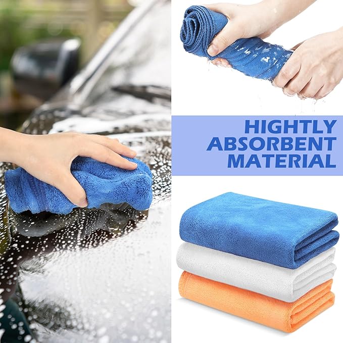 10 Pcs Extra Large Microfiber Cleaning Cloth 30" x 20" Large Floor Microfiber