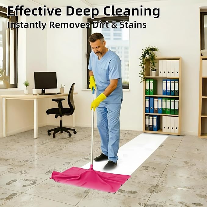 4Pcs Extra Large Microfiber Cleaning Cloths – 30x20 in Mop Towels