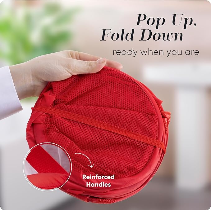 Handy Laundry Collapsible Mesh Pop Up Hamper