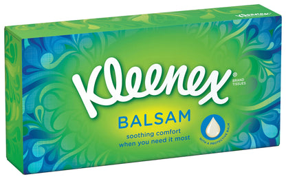Kleenex Balsam Tissues - Pack of 12-768 Sheets in Total