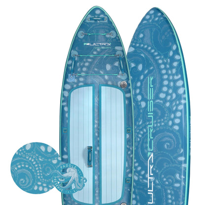 Cruiser Ultra™ 3.0 Inflatable Paddle Board 10'6" – Ultra Stable Low-Drag SUP with Electric Pump, Backpack & Paddle, Lightweight Compact iSUP for Beginners & Casual Paddling - Breeze