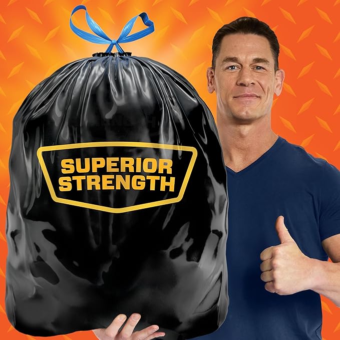 Hefty Strong Lawn & Leaf Trash Bags, 39 Gallon